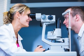 Eye Exam in Process
